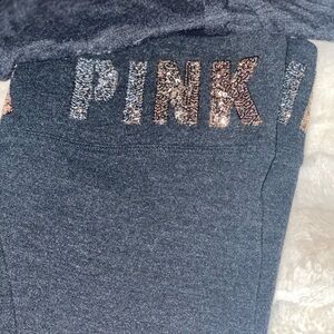 PINK Victoria's Secret Kids Charcoal Leggings